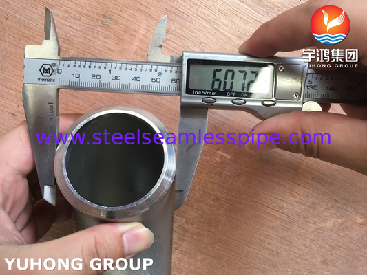 ASME SB366 WP904L-S Wyroby ze stali nierdzewnej 90° LR Łokieć BW ASME B16.9