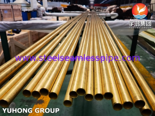 ASME SB111 / ASTM B111 C68700 Rury bezszwowe ze stopów miedzi