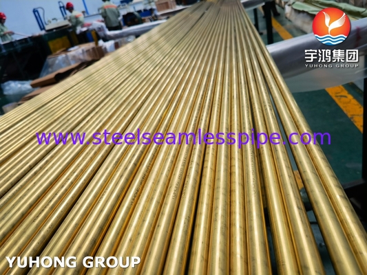 ASTM B111 ASME SB111 C68700 Rurka z mosiądzu aluminiowego do wymiennika ciepła