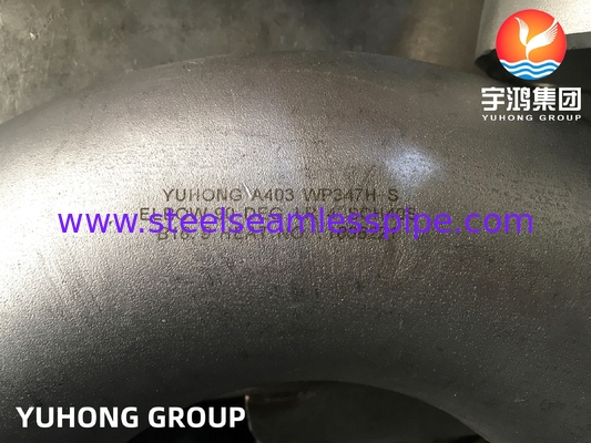 Wyroby ze stali nierdzewnej A403 WP347H-S 90 stopni LR Łokieć Butt Weld Fitting B16.9 Do połączenia rur
