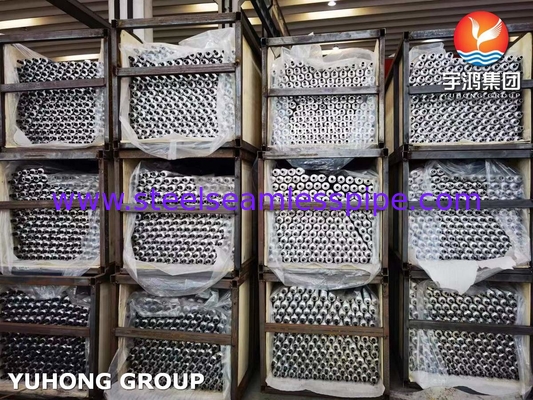 ASTM A210 ASME SA210 GR A1 Rurka z płetwami ze stali węglowej z płetwami z aluminium