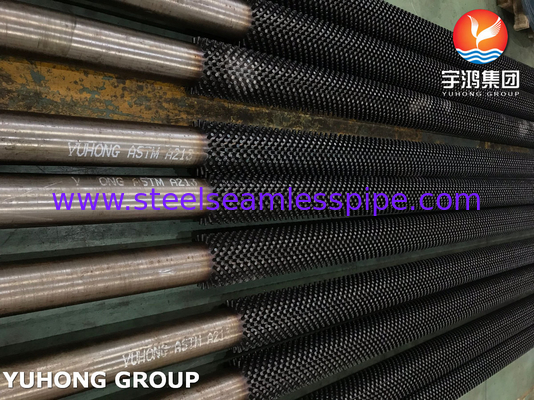 ASTM A213 T9 ALLOY STEEL STUDED FIN PIPE, 13CR STUD FOR OFFENCE (Płytkowane rury z płetwami ze stali stopowanej)