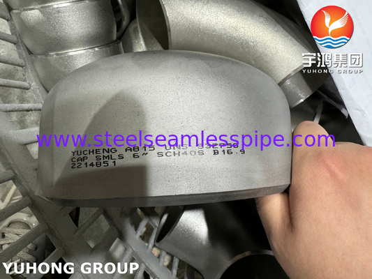 Super Duplex Fittings SAF2507, ASTM A815 WPS UNS S32750 Buttweld Cap