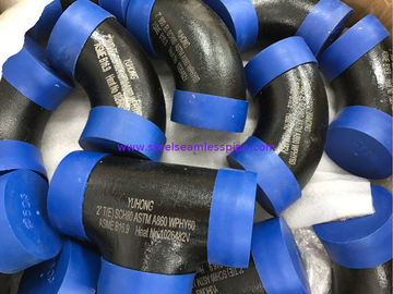 ASTM A860 WPHY60 / 42/52/65/70/80 Reduktor TEE, ELBOW 2 &amp;quot;SCH80 BW ASME B16.9 Czarna powierzchnia LUB kolor powłoki