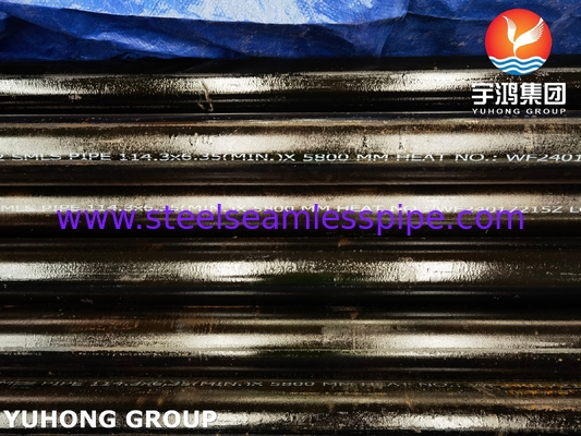 ASTM A335 P22 Czarne malowanie stopu stali bezszwowej 2,25Cr-1Mo