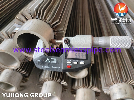 ASTM A106 A333 A179 A210, P5 P11 P22 P9, Długowymiarowa Rura Płetwowa