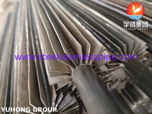 304 Rurka z płetwami ASTM A249 U-Bend longitudinal Type for Petrochemical Industry