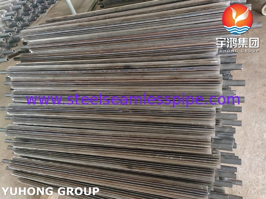 304 Rurka z płetwami ASTM A249 U-Bend longitudinal Type for Petrochemical Industry