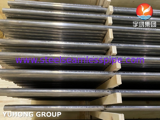 ASME SB163 UNS N04400 Niklowo-miedziana stopa wymiennika ciepła Monel 400 U Tube