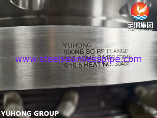 ASME SA182 F304L Forged Flance Slip On SO Raised RF B16.5
