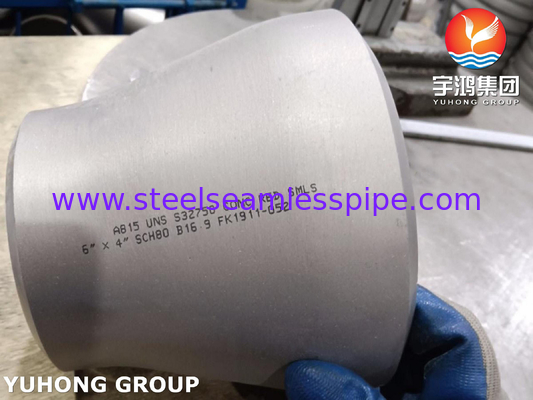 ASTM A815 UNS S32750 Super Duplex Steel Fittings B16.9 BW Reduktor koncentryczny