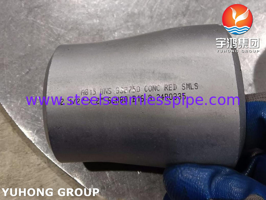 ASTM A815 UNS S32750 Super Duplex Steel Fittings B16.9 BW Reduktor koncentryczny