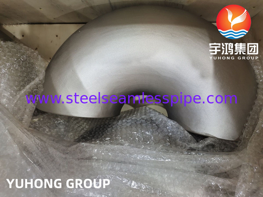 ASTM B366 UNS N08810 Incoloy 800H Nikkel Alloy Steel 180° Elbow B16.9 dla układu rur