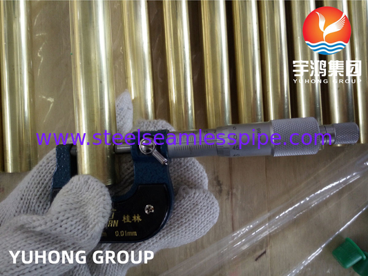 Rurociąg bezszwodowy ze stopem miedzianego Admirality Brass Tube B111 C44300 C70600 C71500 C12200 Chłodzenie, chłodzenie powietrza, wytwarzanie energii, zastosowania w naczyniach ciśnieniowych