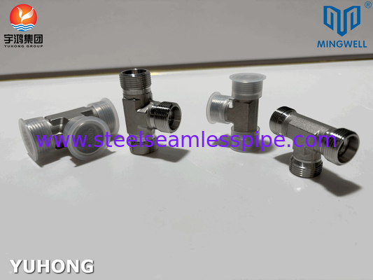 Adapter ze stali nierdzewnej Tees NPT G PT SS316L
