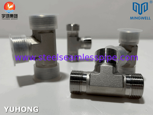 Adapter ze stali nierdzewnej Tees NPT G PT SS316L
