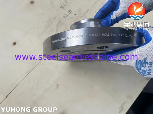 ASTM A182 F5 Stopa stopowa, szyja spawana WN Flang RF B16.5