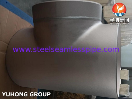 ASTM B466 C70600 Miedzianikowo-niklowe zestawy rurowe, CuNi 90/10 Equal Tee