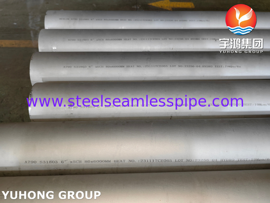ASTM A790 UNS S31803 Bezszwowe rury stalowe dupleksowe
