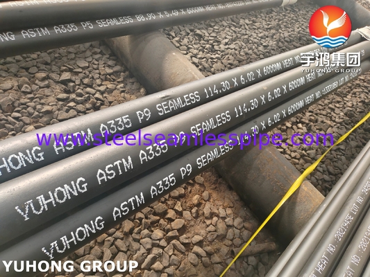 ASTM A335 / ASME SA335 P9 Płuta bezszwowa ze stali stopowej