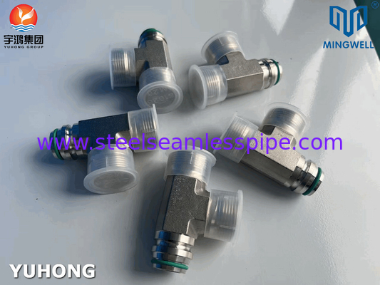 Adapter ze stali nierdzewnej Tees NPT G PT SS316L