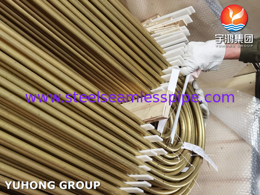 ASTM B395 / ASME SB395 C68700 U Bend Copper Alloy Tube For Heat Exchanger