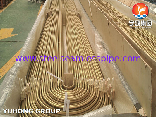ASTM B395 / ASME SB395 C68700 U Bend Copper Alloy Tube For Heat Exchanger