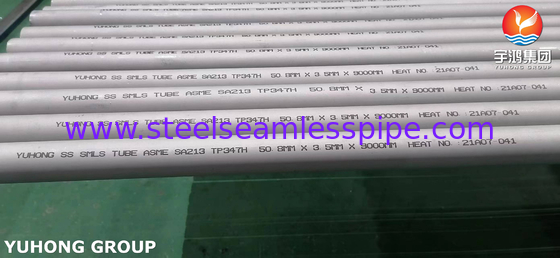 ASME SA213 TP347H Bezszwowa rura ze stali nierdzewnej do supergrzejników i grzejników powietrza