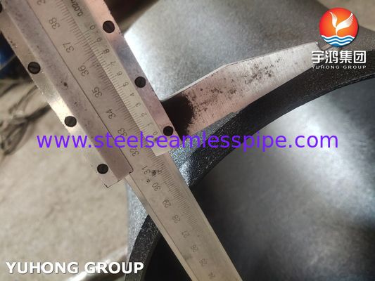 ASTM A234 WPB Kąt łukowy ze stali węglowej 45 stopni, długi promień, spawany doczołowo B16.9