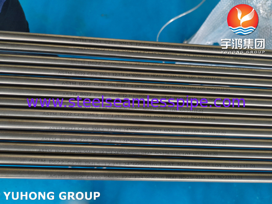 TUBERIA DE NIQUEL HASTELLOY TUBE ASTM B622 Hastelloy C276 Rafinowanie ropy i gazu