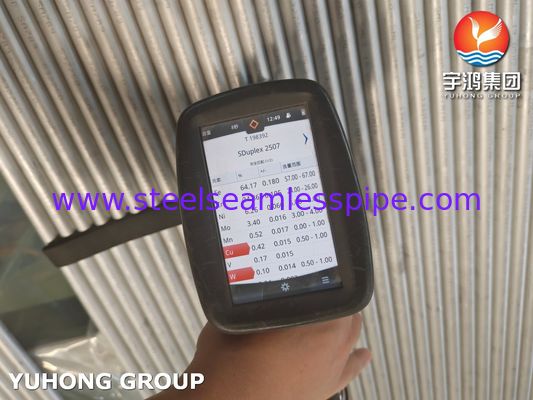 ASME SA789 S32750 Rurka z nierdzewnej stali podwójnej do zastosowań chemicznych w wymiennikach ciepła