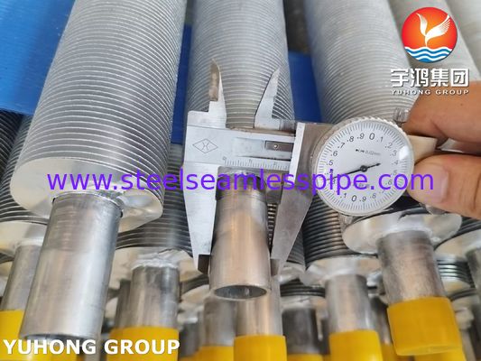 ASME SA249 Stalowa rura ze stali nierdzewnej z nawiniętymi żebrami, typ żebra L LL KL do chłodnicy powietrza