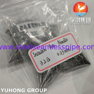 ISO9626 SUS304 Igła insulinowa, rurka z piątkową igłą do leczenia cukrzycy