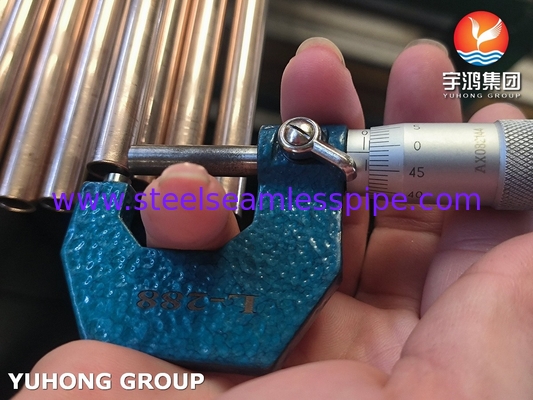 ASTM B111 C70600 Rury bezszwowe 90 10 Stop Cu-Ni