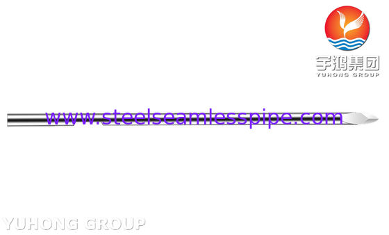 30G Wyrzutka krwi ze stali nierdzewnej, Bevel Solid Tip Needle Tube For Blood Collection, ISO9626