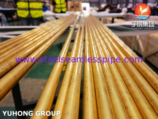 ASME SB111 C68700 Bezszwowe rury miedziane O61 do wymiennika ciepła