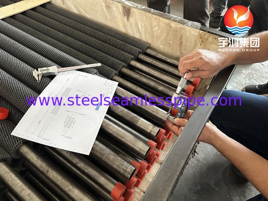 ASME SA213 T22 Rury z żółtymi płetwami HFW ze stali stopowej do projektów rafinerii