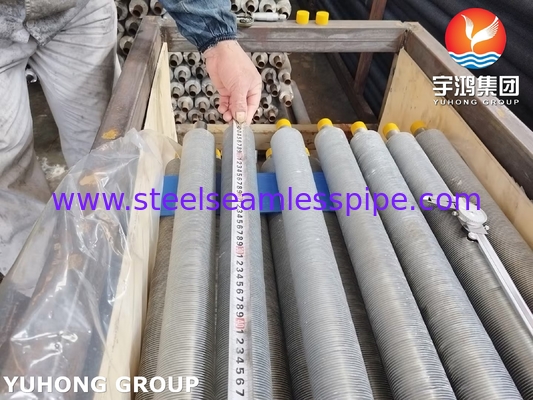 Rurociąg z płetwy ze stali nierdzewnej ASTM A249 TP304L typu L z taśmą aluminiową do chłodzenia powietrza