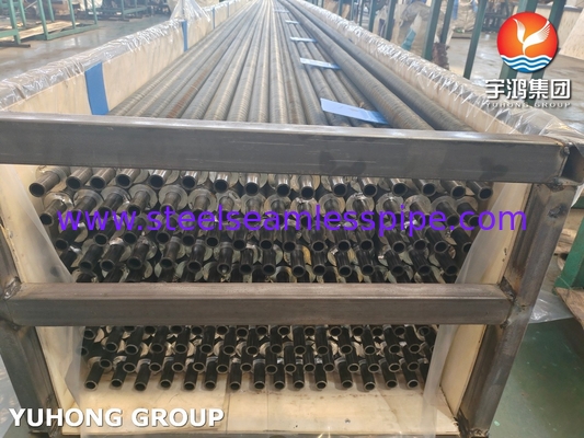 ASTM A179 Carbon Steel Seamless Tube Embedded Fin Tube For Air Cooler