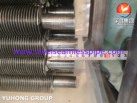 ASTM A179 Carbon Steel Seamless Tube Embedded Fin Tube For Air Cooler