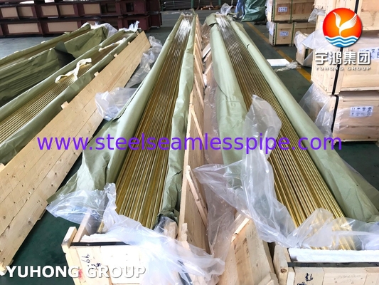 B111 C44300 Admiralty Brass Seamless Tube, Widely Used In Condenser And Heat Exchanger