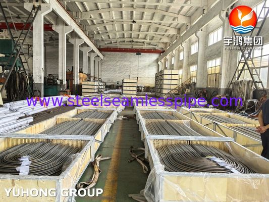 Wymiennik ciepła ze stali nierdzewnej, rura U-kształtna, A213/SA213 TP304L, wyżarzana na jasno BA, bezszwowa, gatunek TP304L / UNS S30403