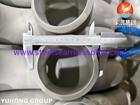 ASTM A403 / ASME SA403 WP321H Bezszwankowa kształtka ze stali nierdzewnej Kolano 180° B16.9