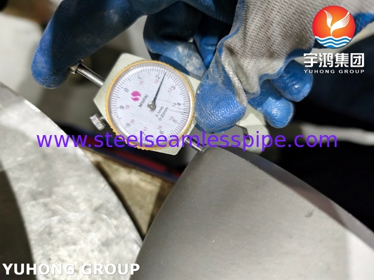 ASTM A403 / ASME SA403 WP321H Bezszwankowa kształtka ze stali nierdzewnej Kolano 180° B16.9