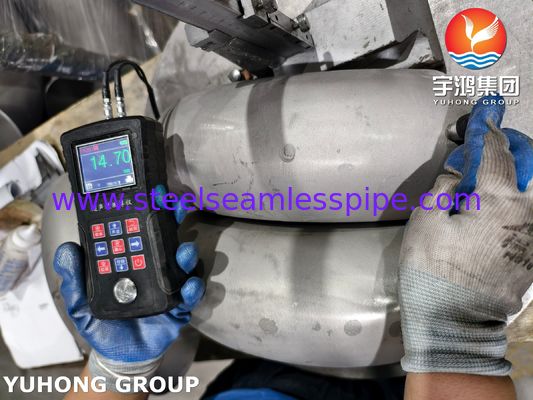 Łokieć ze stali nierdzewnej A403 WP321H dla systemów rurociągowych o wysokiej temperaturze