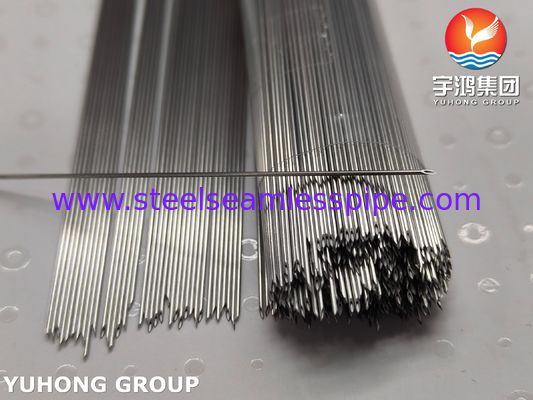 SUS304 Medyczna stopa stali nierdzewnej, rurka do igły do wlewu dożylnego, końcówka odcięta z tyłu