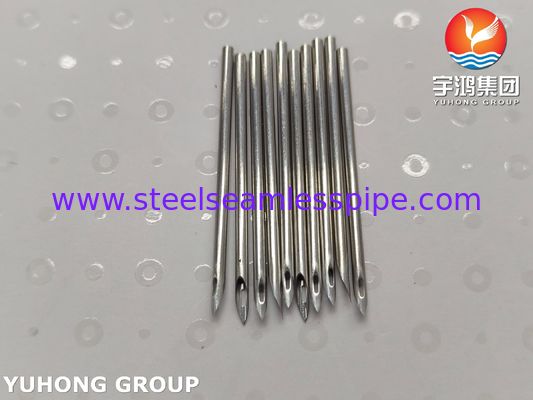 SUS304 Owalna tylna końcówka oka Fistula tętniczno-żylna, przewód z igłą do hemodializy