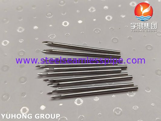 SUS304 Owalna tylna końcówka oka Fistula tętniczno-żylna, przewód z igłą do hemodializy