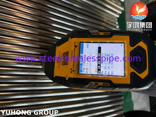 ASTM A249 TP316L Spawana rura do wymienników ciepła i kotłów, harmonogram 10S