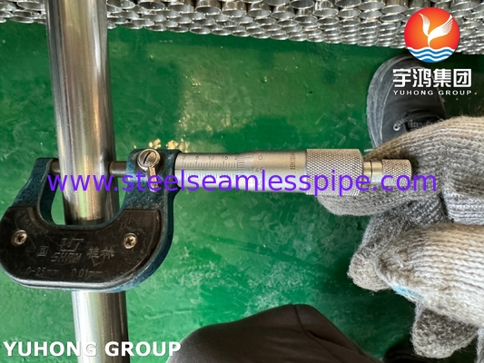 ASTM A249 TP316L Spawana rura do wymienników ciepła i kotłów, harmonogram 10S
